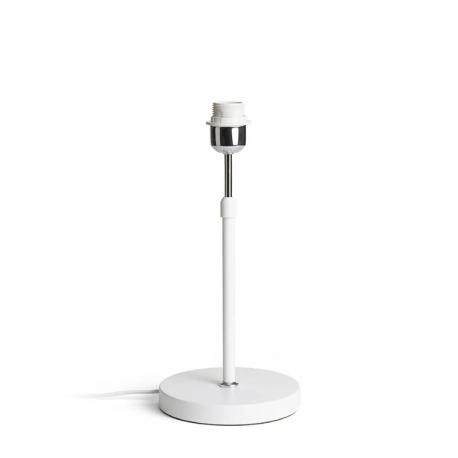 RED - DESIGN RENDL RENDL EMMETT stolní podstavec bílá chrom 230V E27 15W R14115