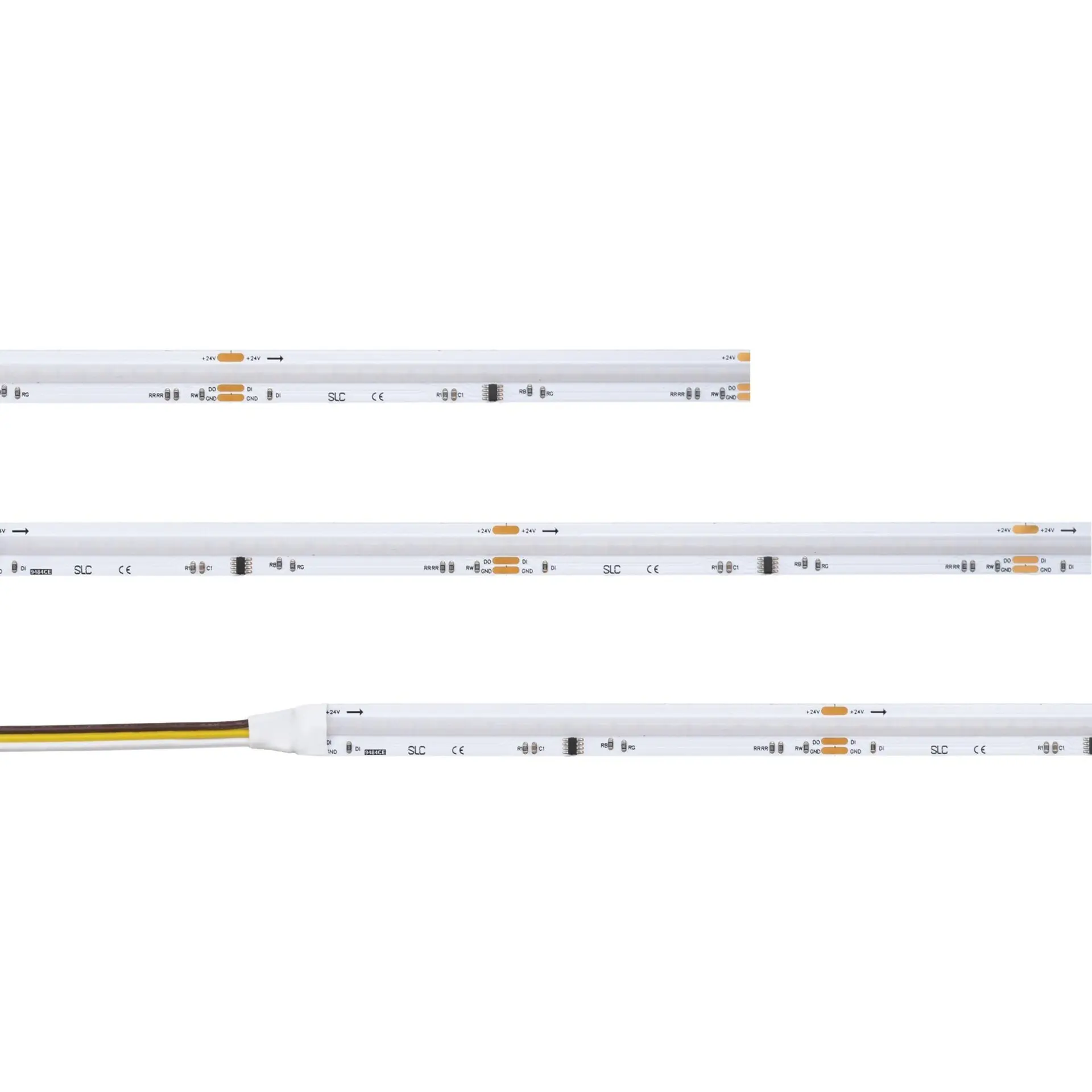 SLC LED pásek COB Digital Pixel 14.4W/m 600lm/m RGBW -3000K - WS2814 Ra90 24V IP20 5m