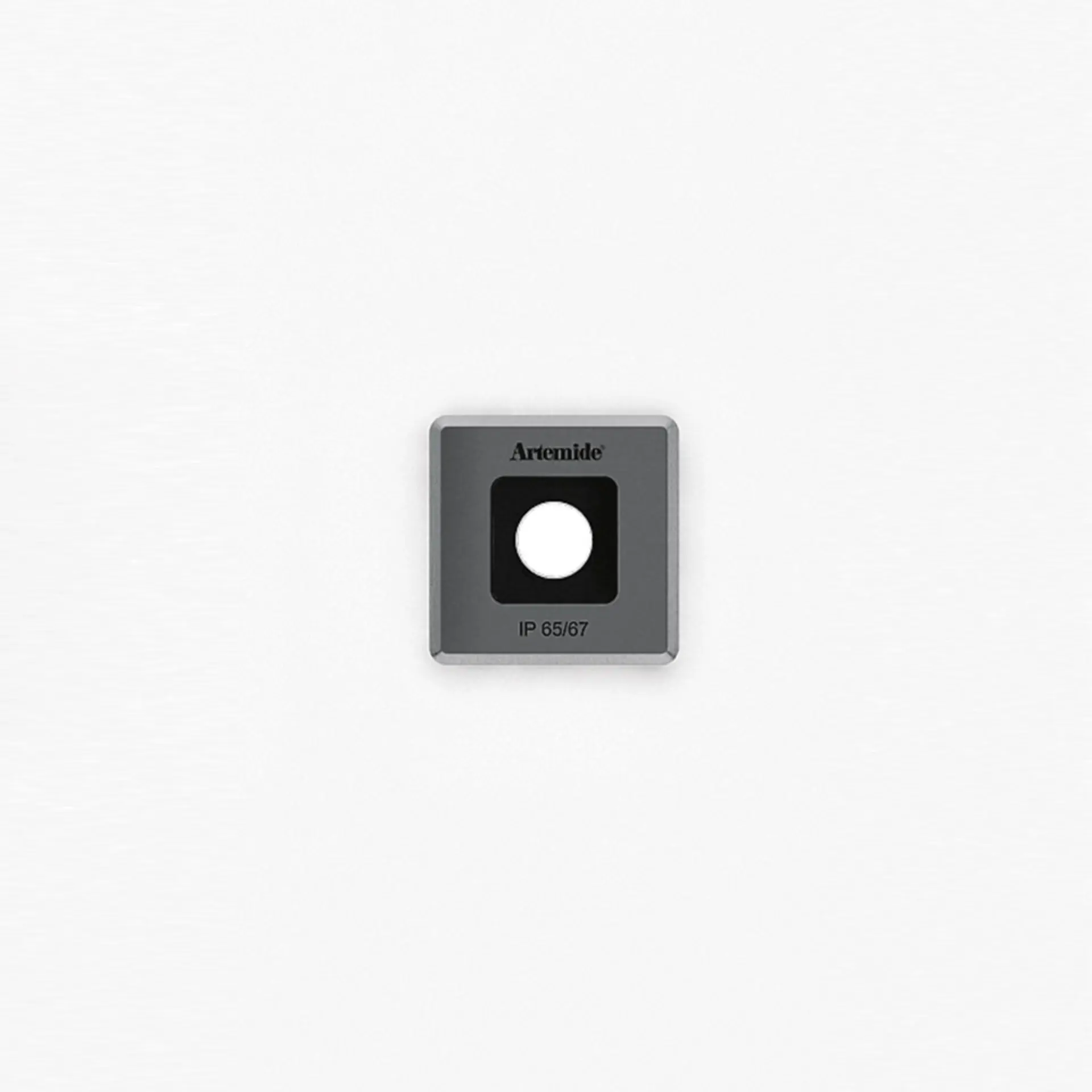 Artemide vestavné LED svítidlo Ego 55 Flat 1,2 W 3000K čtvercové IK10