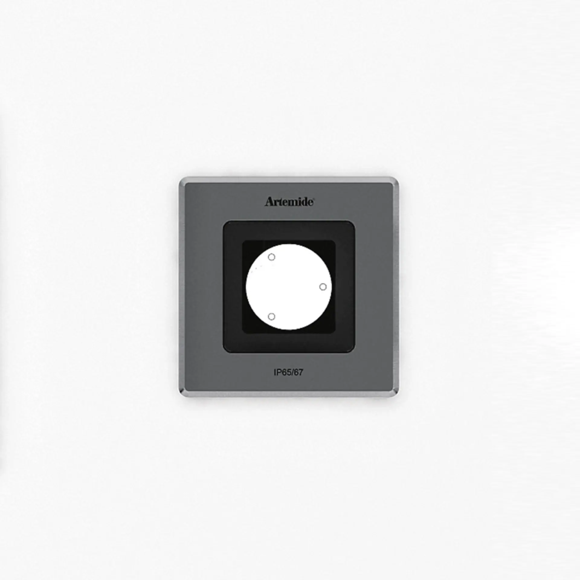Artemide vestavné LED svítidlo Ego Flat 90 Square 3 W 3000K 24° IK10