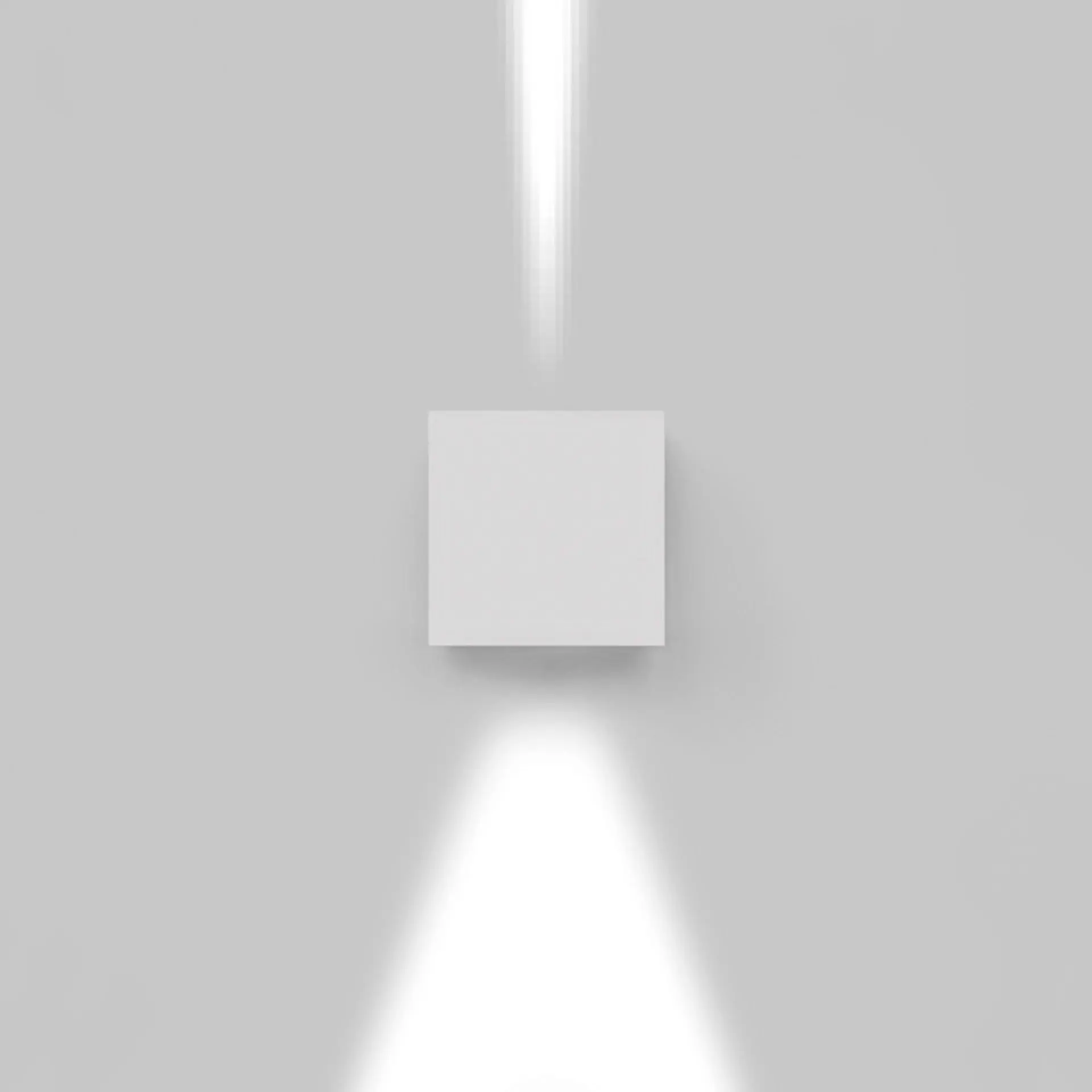 Artemide venkovní nástěnné svítidlo Effetto 14 Square 7 W 3000K antracit