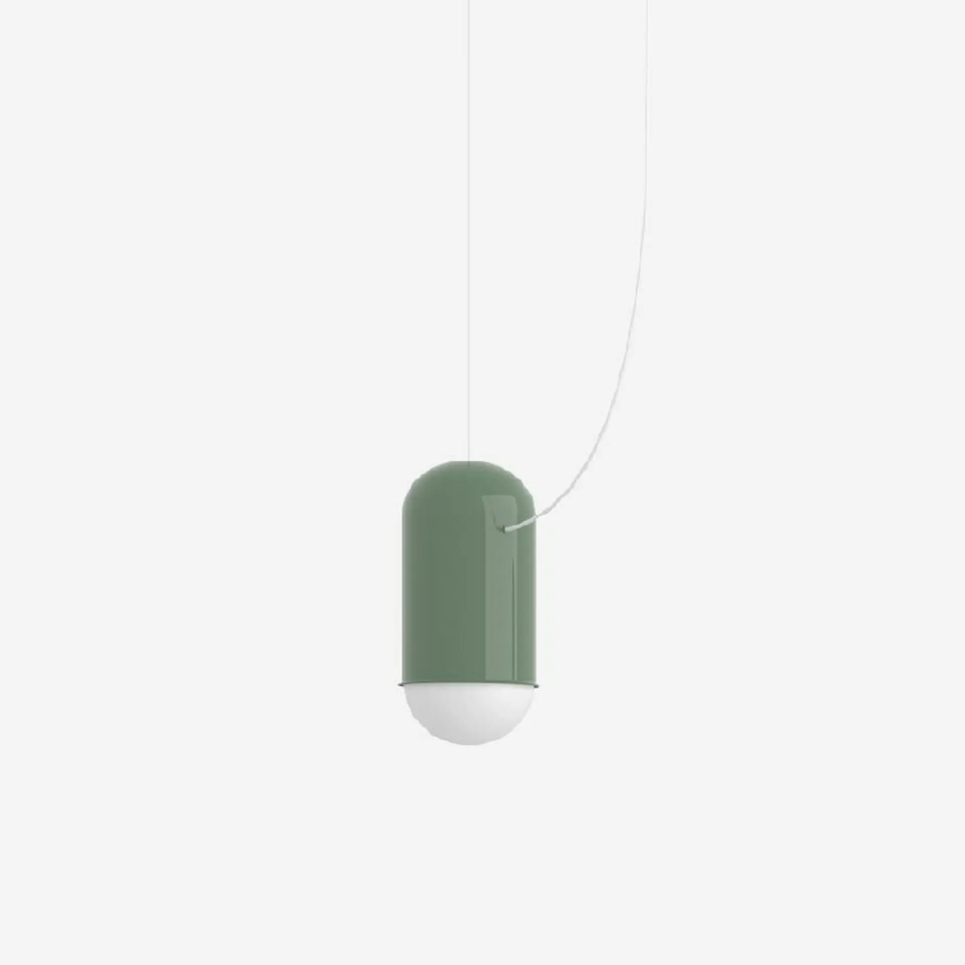LUCIS závěsné svítidlo CAPSULE 6,2W LED 4000K sklo zelená opál ZL.L2.C15.76