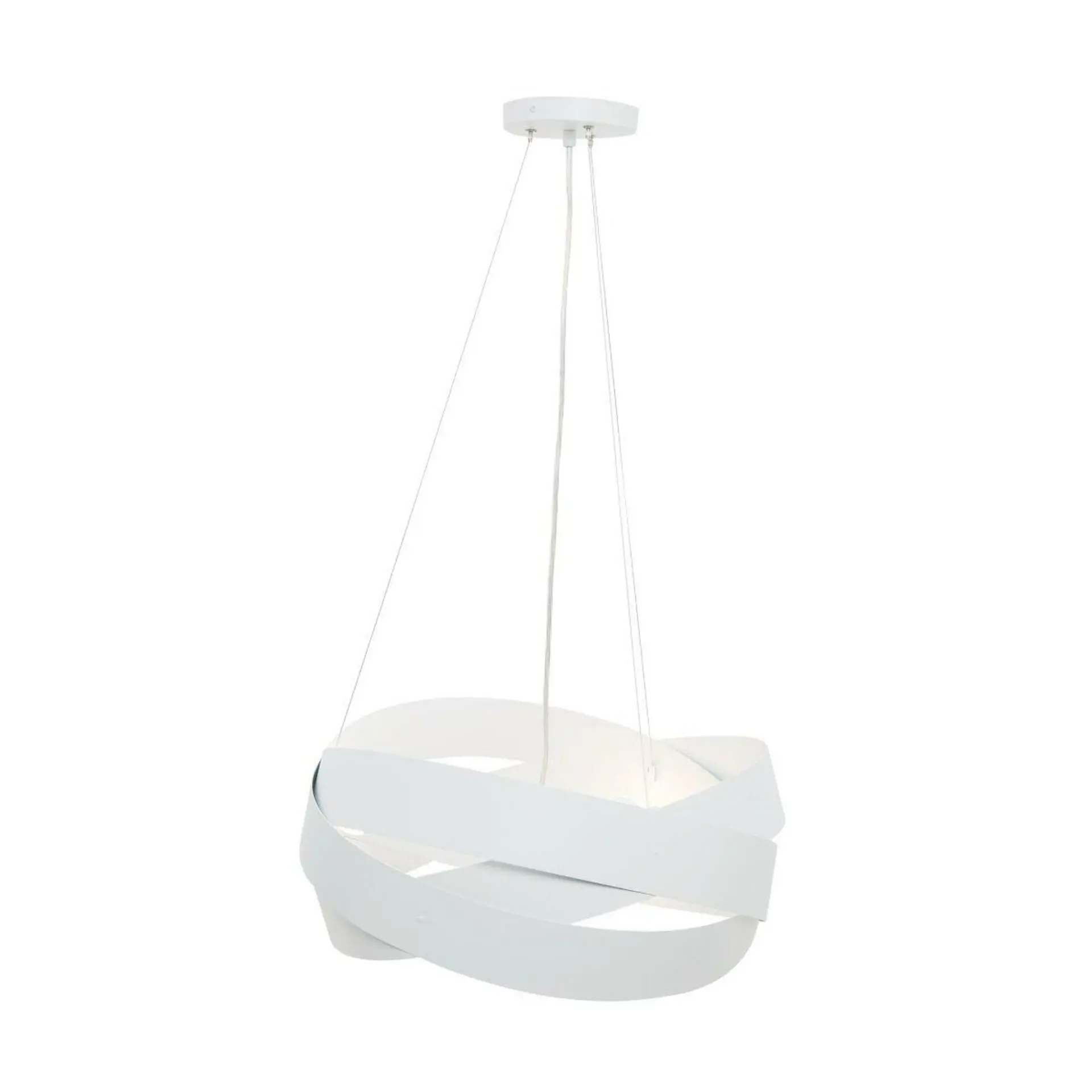 ZUMALINE 1117 závěsné svítidlo TORNADO 50 cm bílá