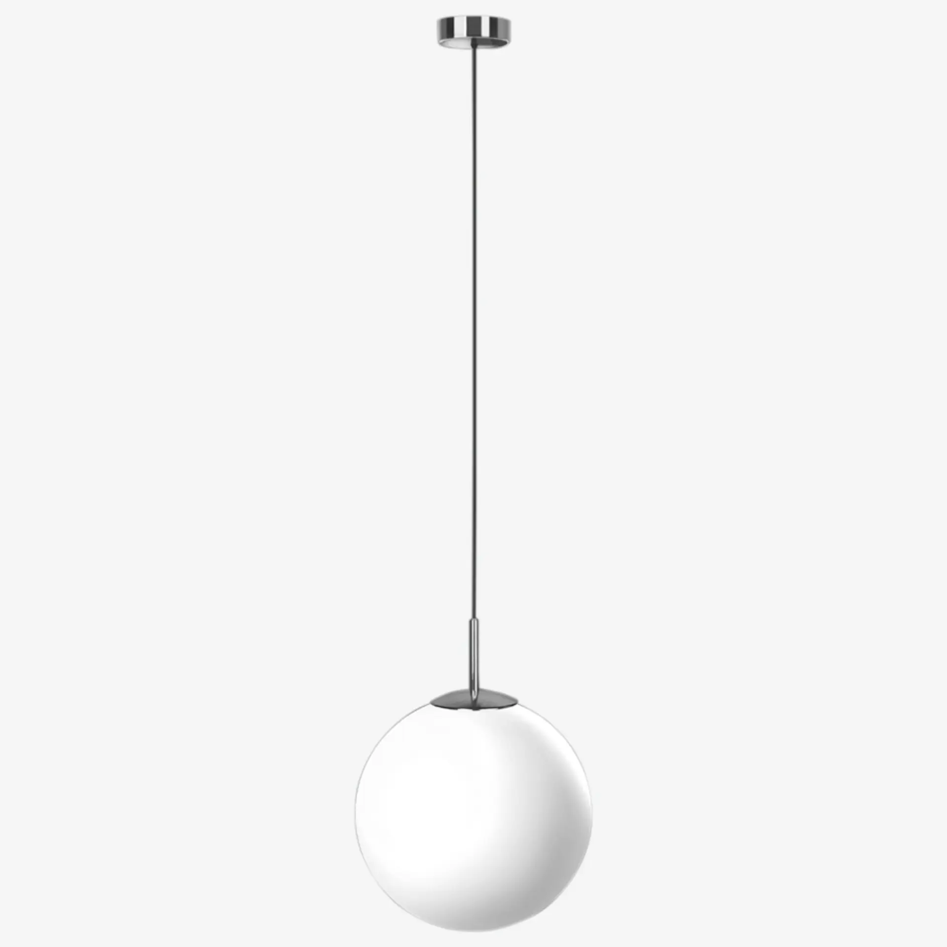 LUCIS závěsné svítidlo POLARIS ZKS 18,3W LED 3000K sklo chrom opál ZKS.L3.400.80M DALI2 DALI
