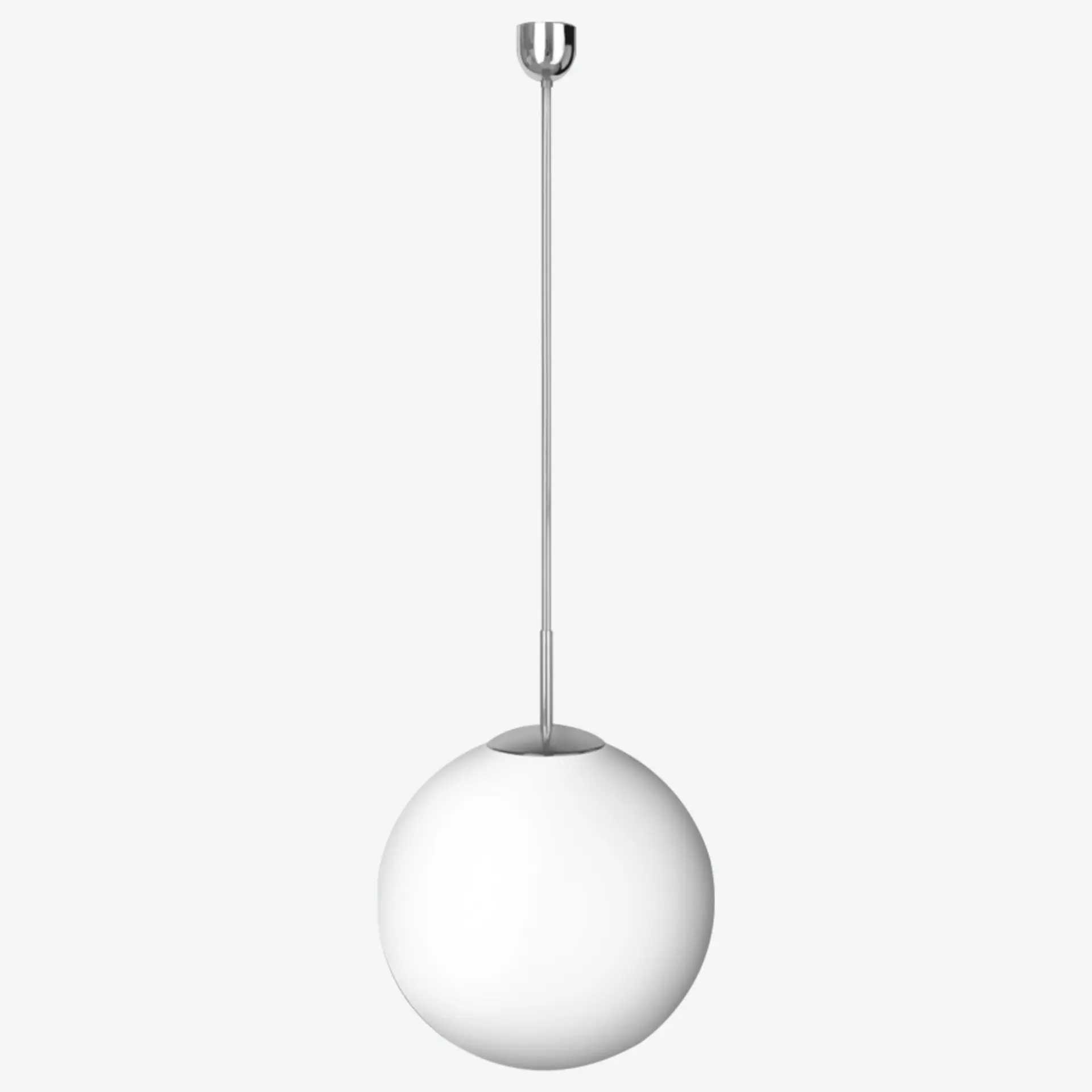 LUCIS závěsné svítidlo POLARIS ZT 25,5W LED 3000K sklo chrom opál ZT.P1.400.80M DALI2 DALI