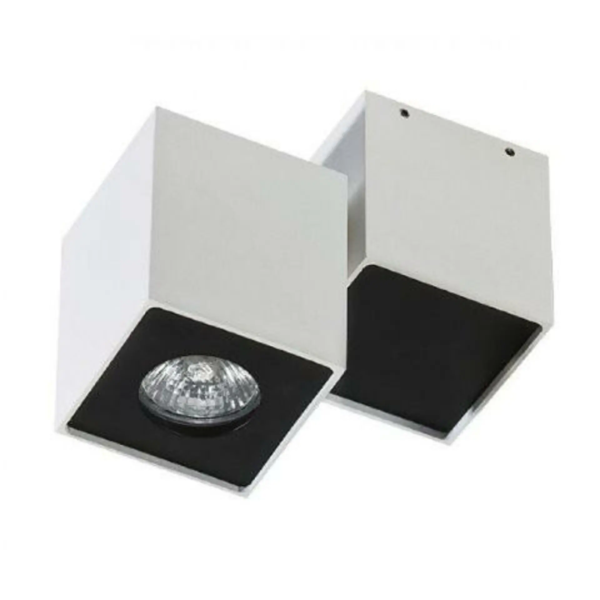 Stropní bodové přisazené svítidlo AZzardo Flavio white/black AZ0791 GU10 1x50W IP20 14,5cm bílo-černé