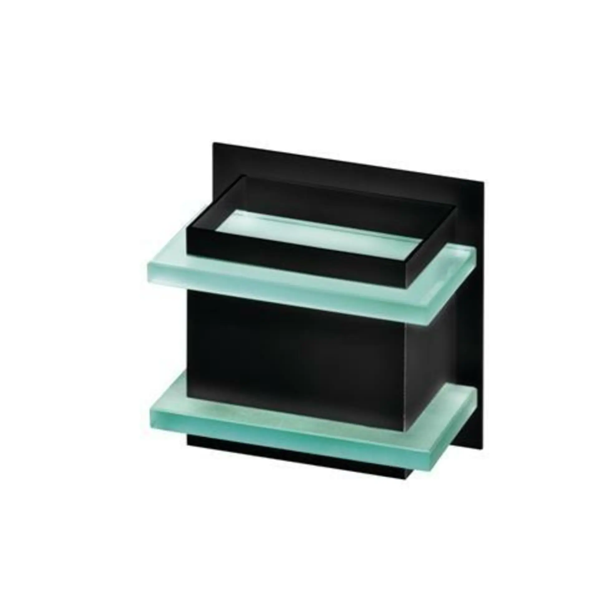 Nástěnné svítidlo AZzardo Blas black AZ3069 G9 1x40W IP20 10cm černé