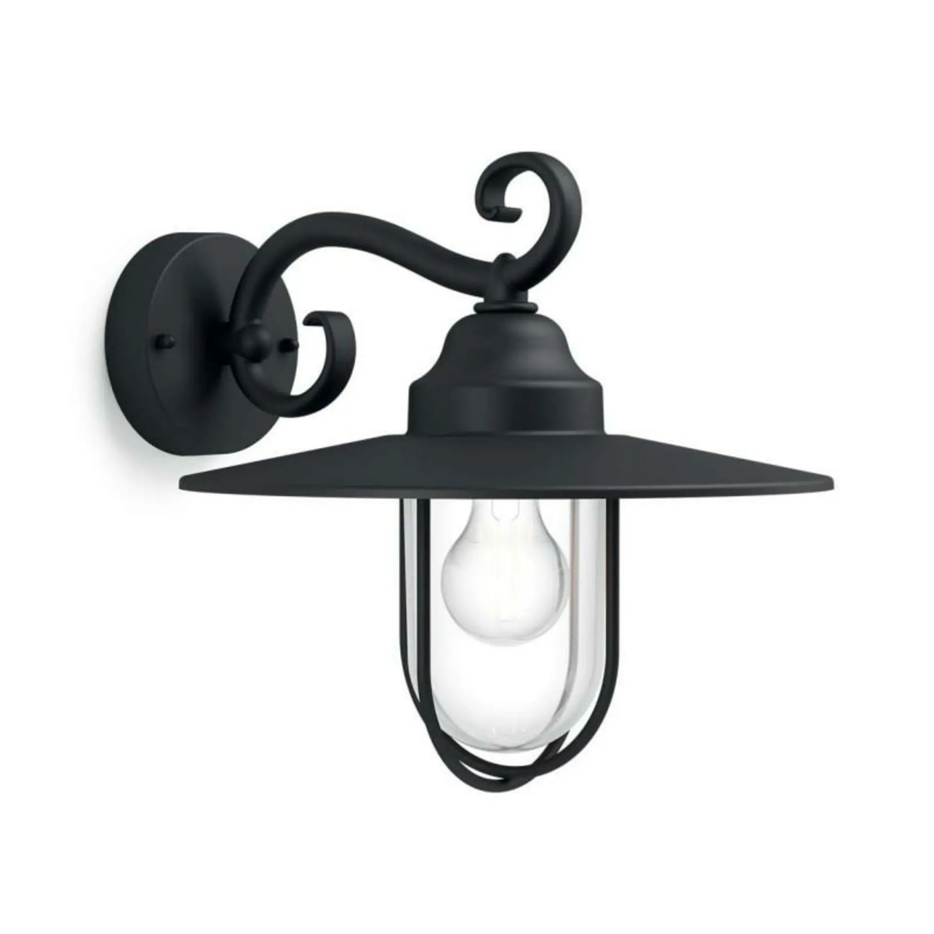Philips myGarden - Venkovní nástěnné svítidlo 30x36 cm, E27, černá 915005308801