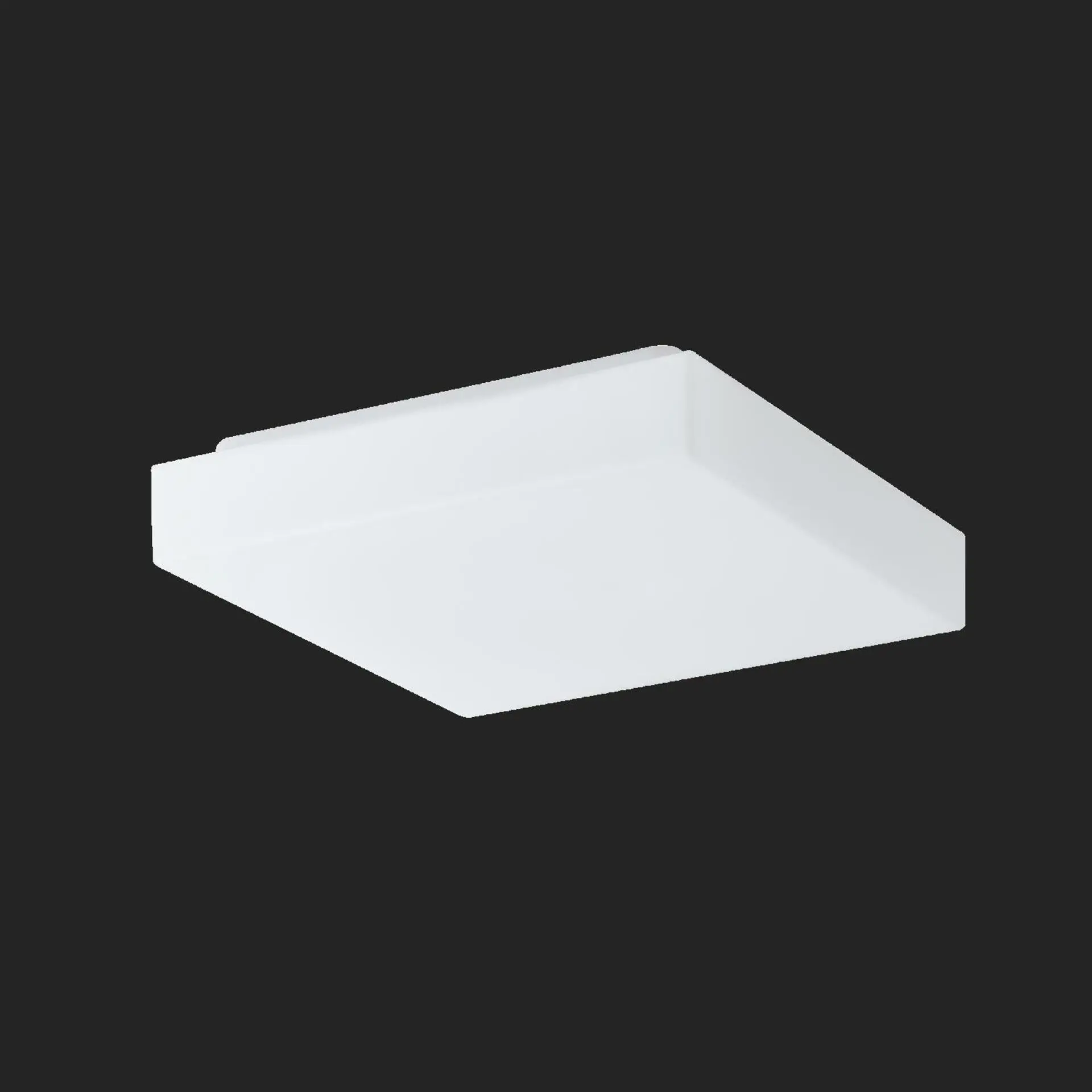 OSMONT LIB59115 LIBRA 1 stropní/nástěnné skleněné svítidlo bílá IP44 3000 K 19W LED HF nouzové kombinované 3 h