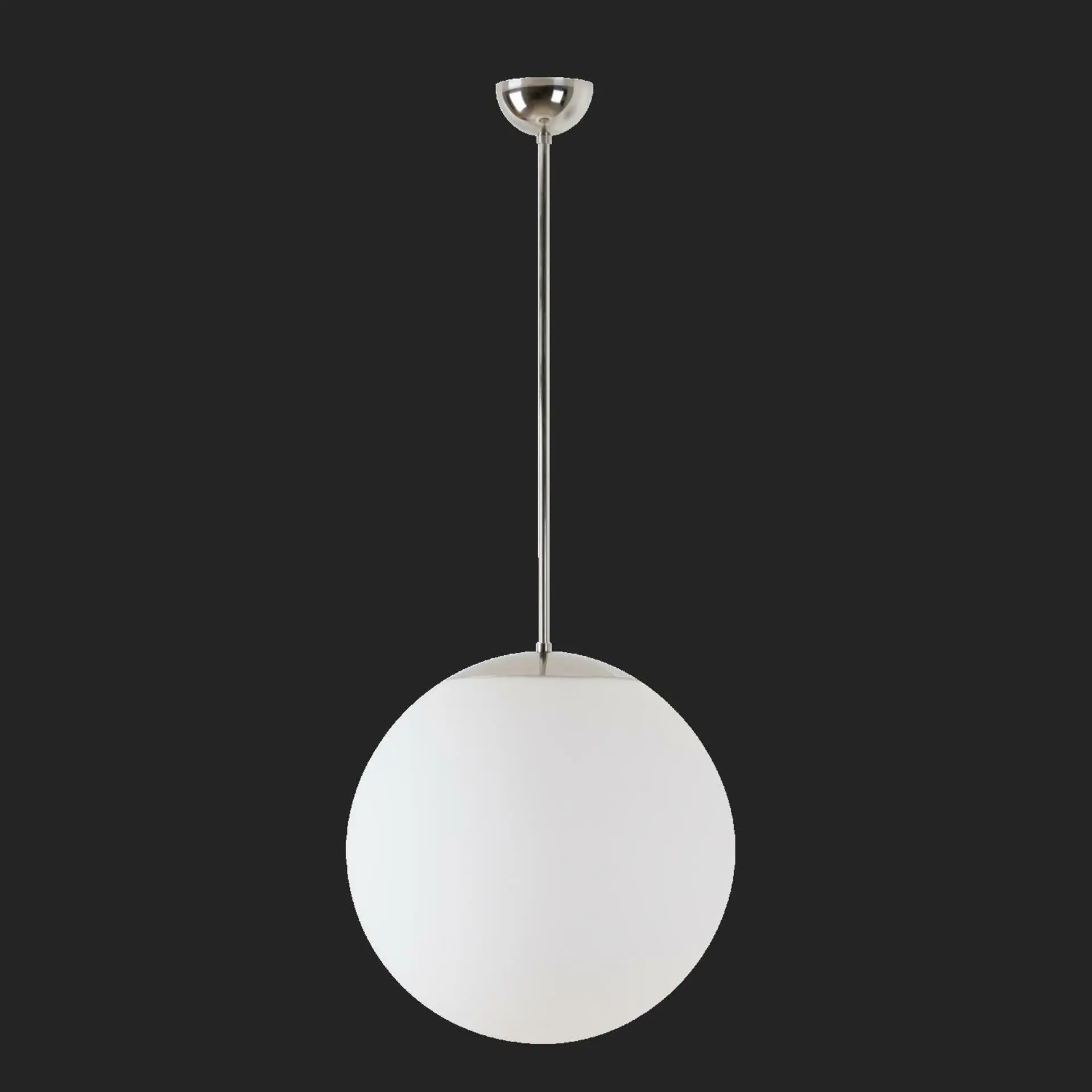 OSMONT ISI64961 ISIS P3 PM-M závěsné plastové svítidlo nerez leštěná / bílá IP40 4000 K 27W LED nouzové kombinované 1 h