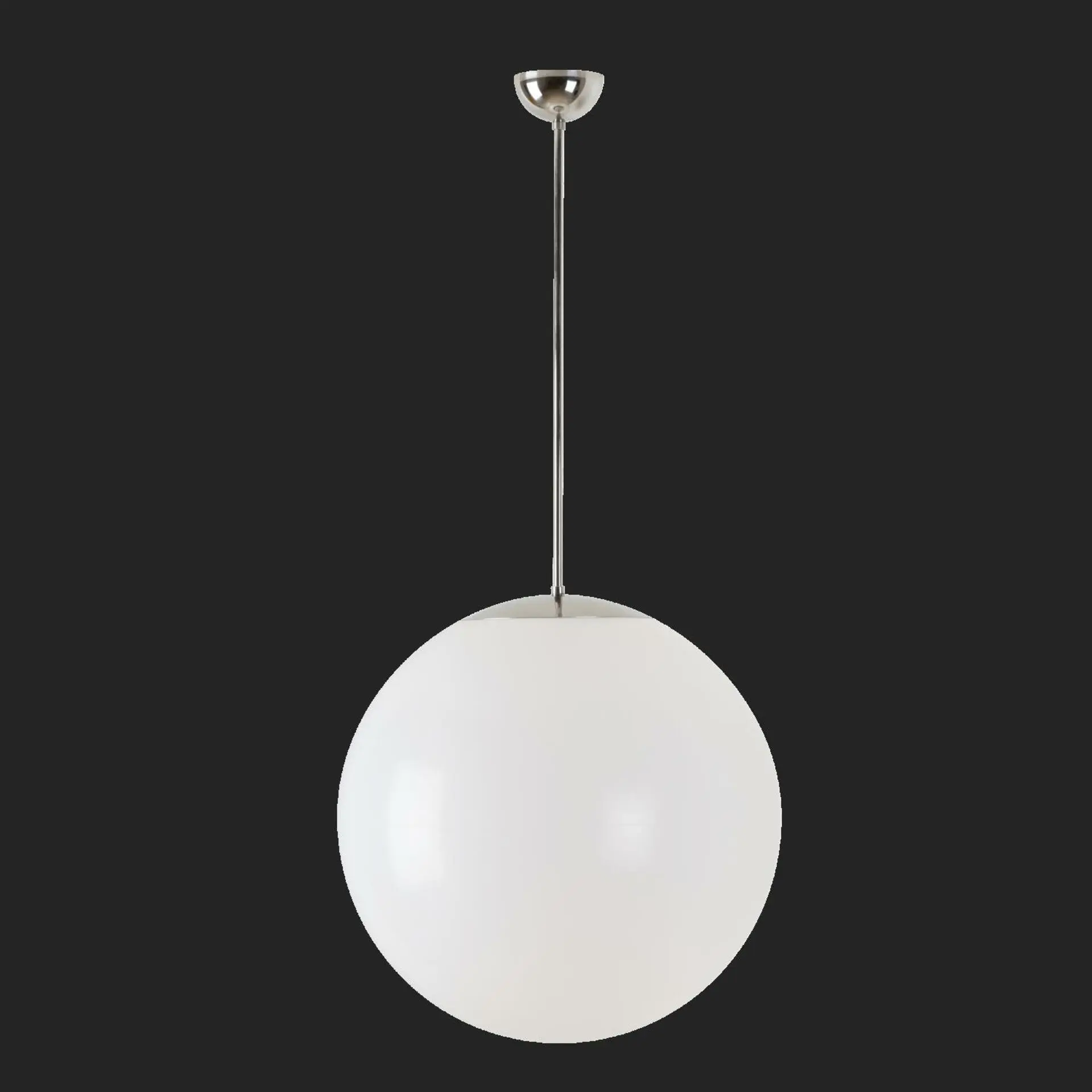 OSMONT ISI66640 ISIS P4 závěsné plastové svítidlo nerez leštěná / bílá IP40 4000 K 41W LED nouzové kombinované 3 h