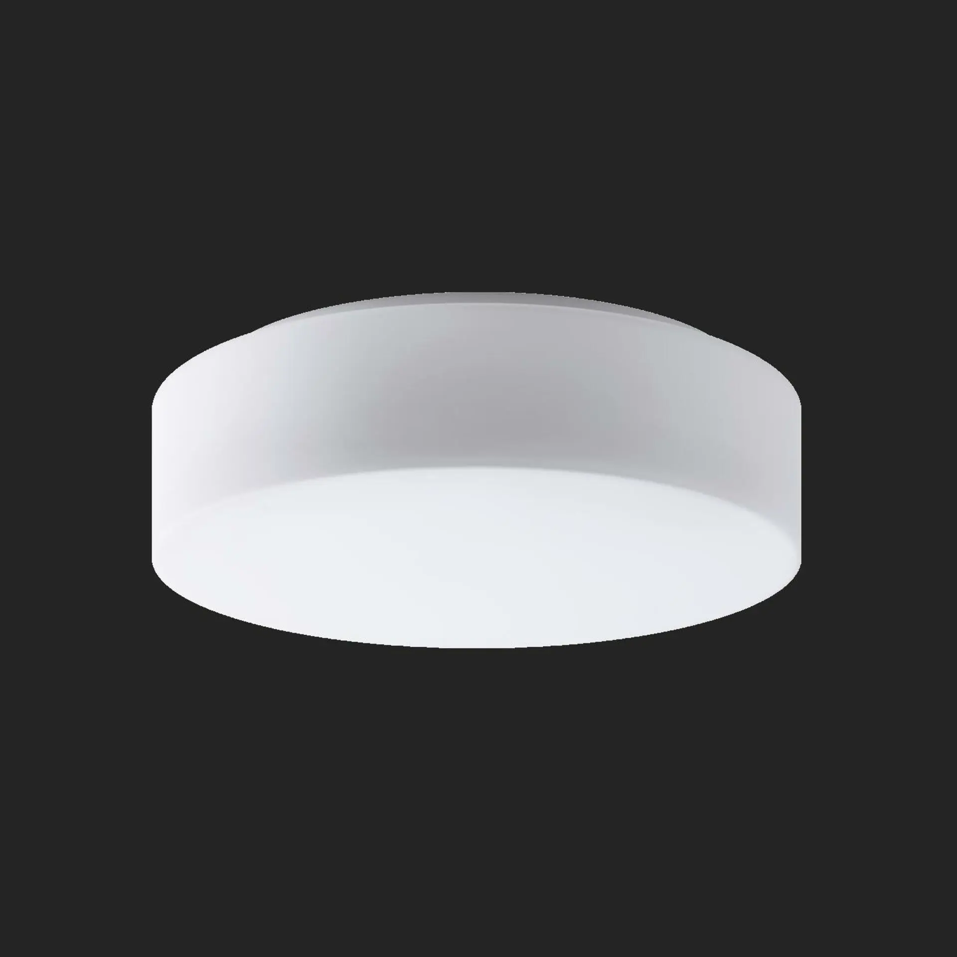 OSMONT ERI67531 ERIS 3 stropní/nástěnné skleněné svítidlo bílá IP43 4000 K 27W LED nouzové kombinované 3 h