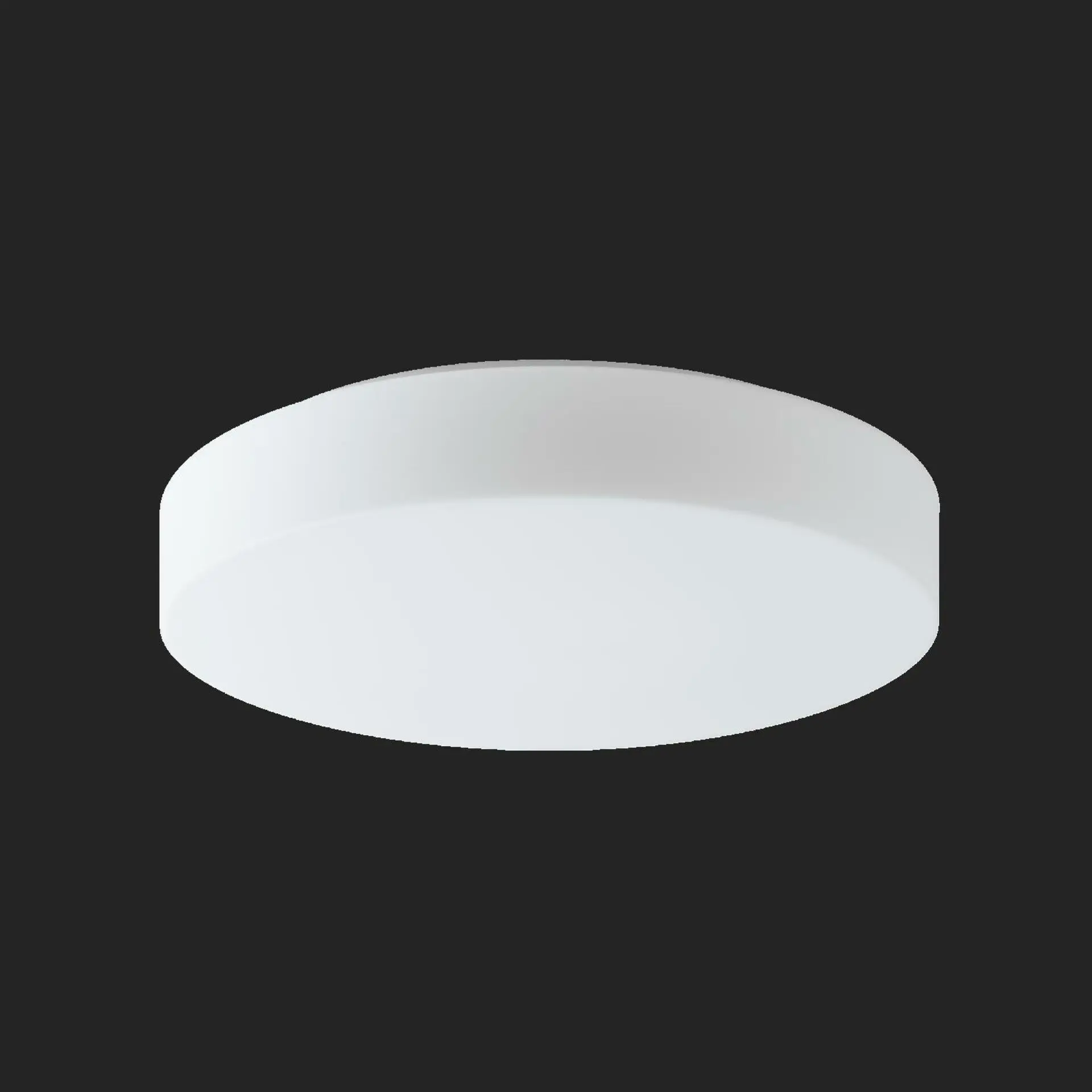 OSMONT ELS68076 ELSA 4 stropní/nástěnné skleněné svítidlo bílá IP44 3000 K 19W LED nouzové kombinované 3 h