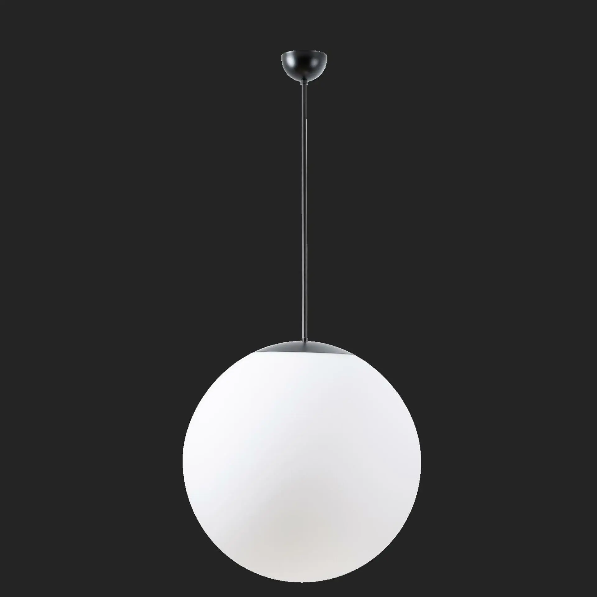 OSMONT ISI70029 ISIS P4 PM-M závěsné plastové svítidlo černá / bílá IP40 3000 K 41W LED nouzové kombinované 3 h