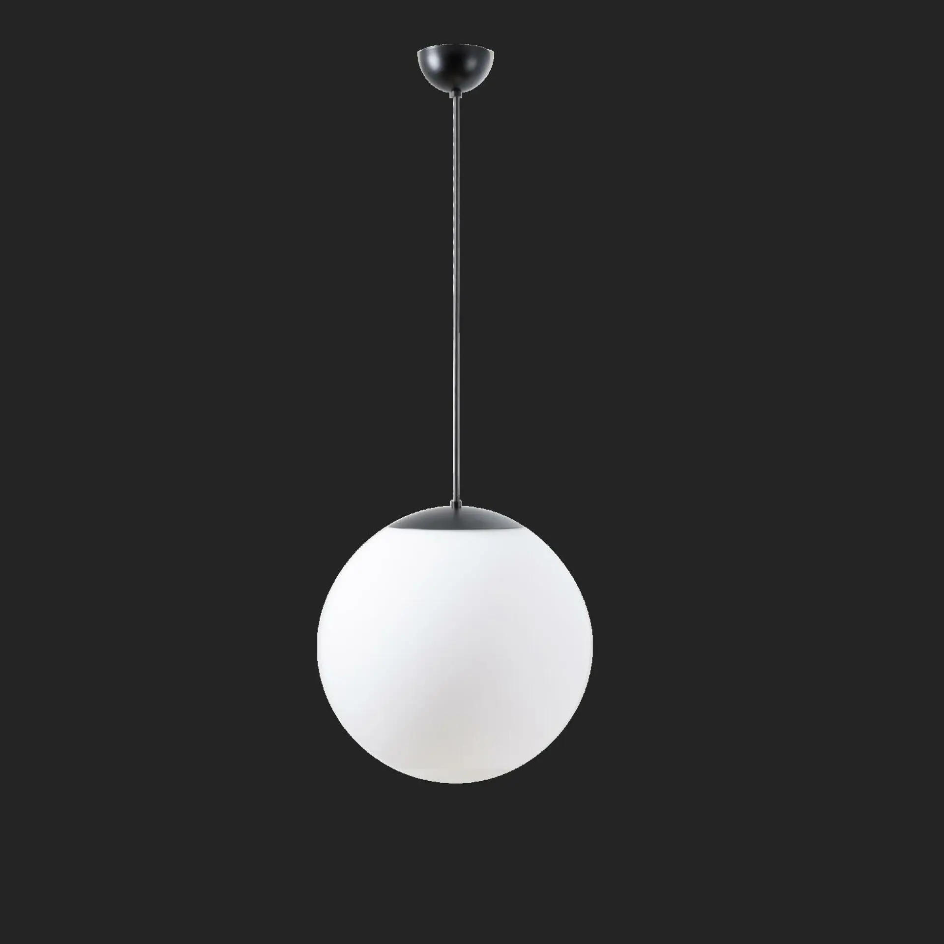 OSMONT ISI70310 ISIS S3 PM-M závěsné plastové svítidlo černá / bílá IP40 3000 K 27W LED nouzové kombinované 1 h