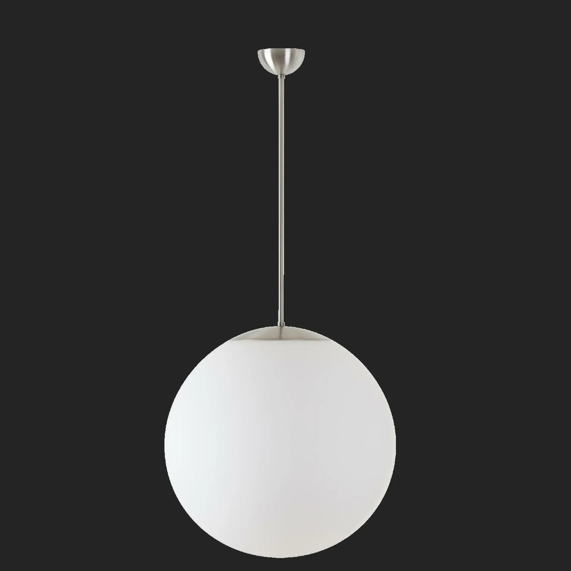 OSMONT ISI70572 ISIS P4 PM-M závěsné plastové svítidlo nerez broušená / bílá IP40 4000 K 41W LED nouzové kombinované 3 h