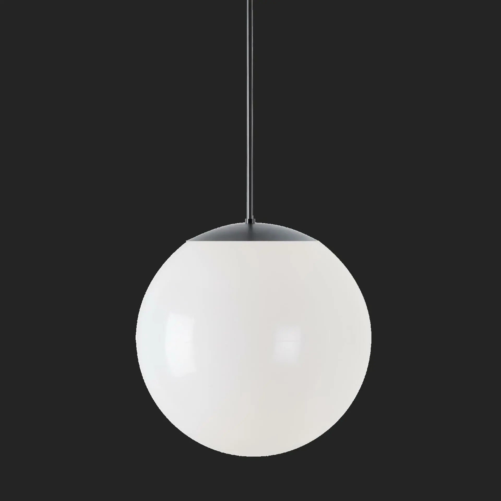 OSMONT ISI72122 ISIS P3 PM HP závěsné plastové svítidlo černá / bílá IP40 3000 K 52W LED nouzové kombinované 3 h