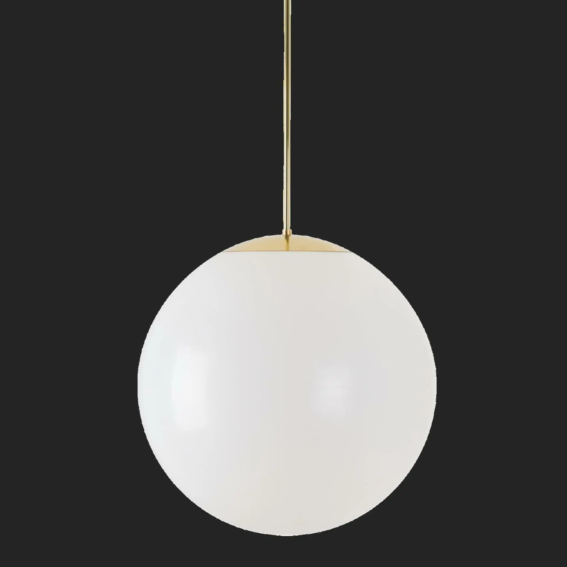 OSMONT ISI72153 ISIS P4 PM HP závěsné plastové svítidlo mosaz leštěná / bílá IP40 3000 K 58W LED nouzové kombinované 3 h