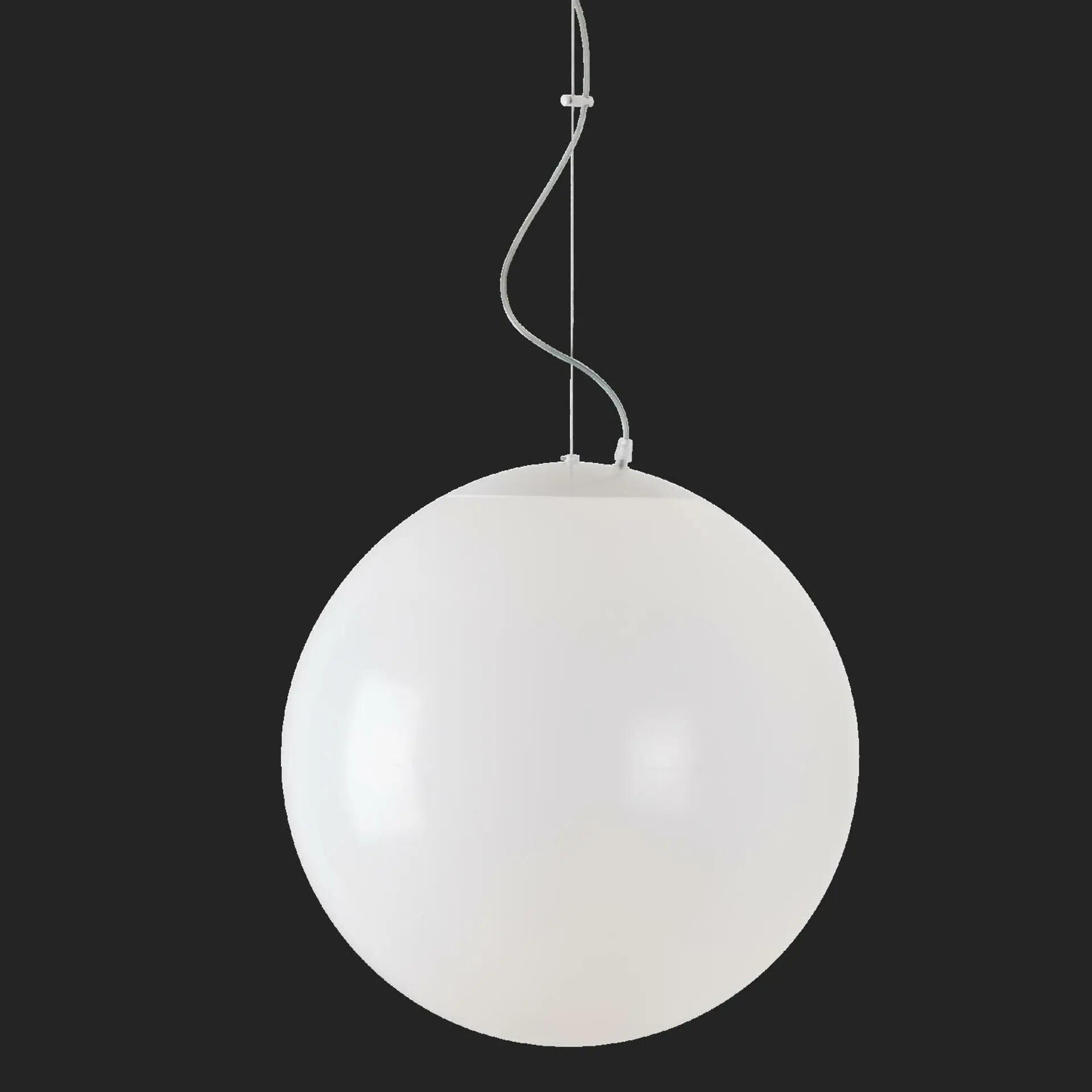 OSMONT ISI72725 ISIS L4 PM HP závěsné plastové svítidlo bílá IP40 4000 K 58W LED nouzové kombinované 3 h