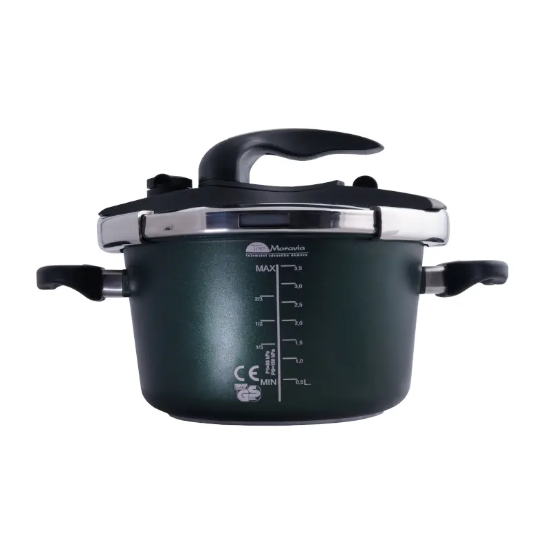 Top Moravia Tlakový titanový hrnec ø 22 x 15 cm / 3.5 l - sada 3 díly