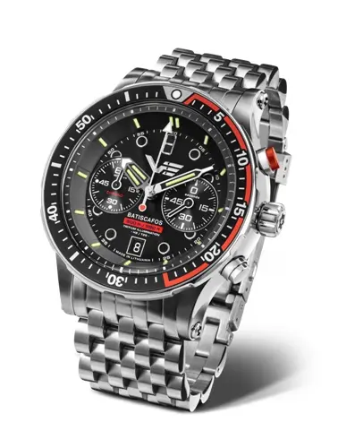 Hodinky Vostok Batiscafos Grand Chrono 6S21-511A771B + Dárek zdarma