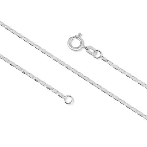 Řetízek z bílého zlata valentina 50 cm ZLR1609F + DÁREK ZDARMA