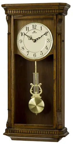 Melodické kyvadlové nástěnné hodiny Dipoa WP105DB + dárek zdarma