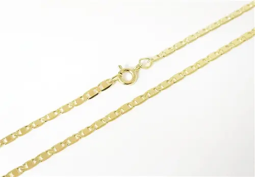Stříbrný pozlacený řetízek valentina 55 cm STRR0626F + dárek zdarma