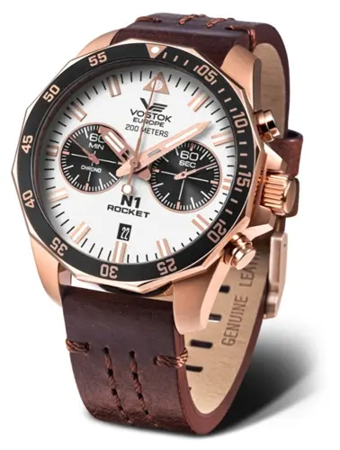 Hodinky Vostok Rocket N-1 Chrono line 6S21/225B619 + Dárek zdarma