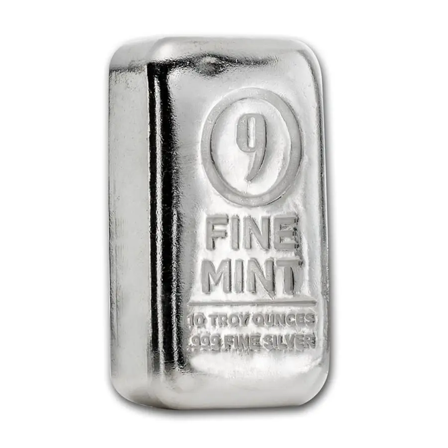 Stříbrný slitek 9Fine Mint 10 oz Ryzí stříbro 999 Zlatoproradost.cz