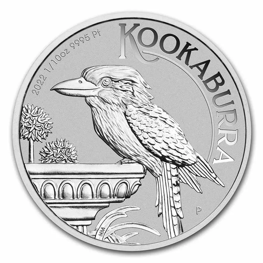 New Zealand Mint 2022-P Austrálie 1/10 oz Kookaburr