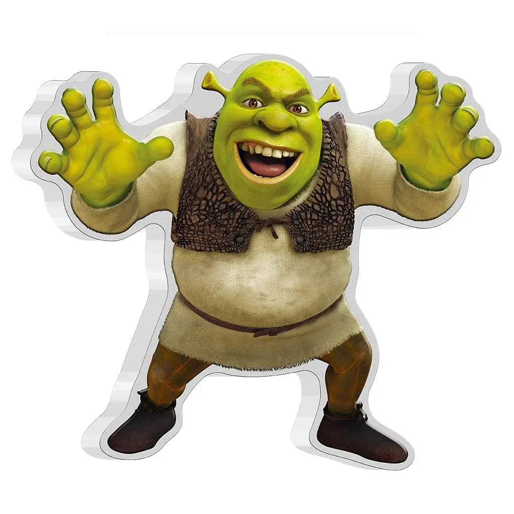 Stříbrná mince Shrek: 20. výročí 1 oz
