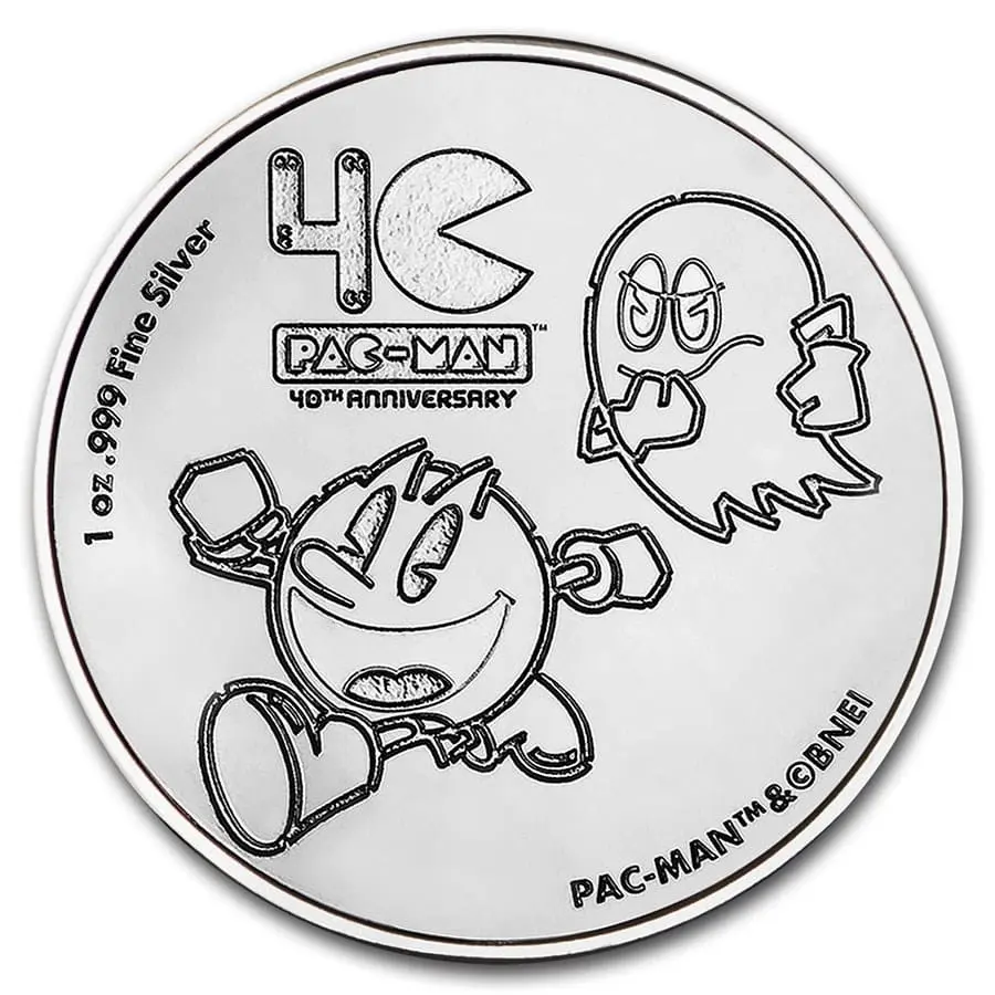 Niue Island 2020 Niue 2 $ PAC-MAN ™ 40. výročí mince