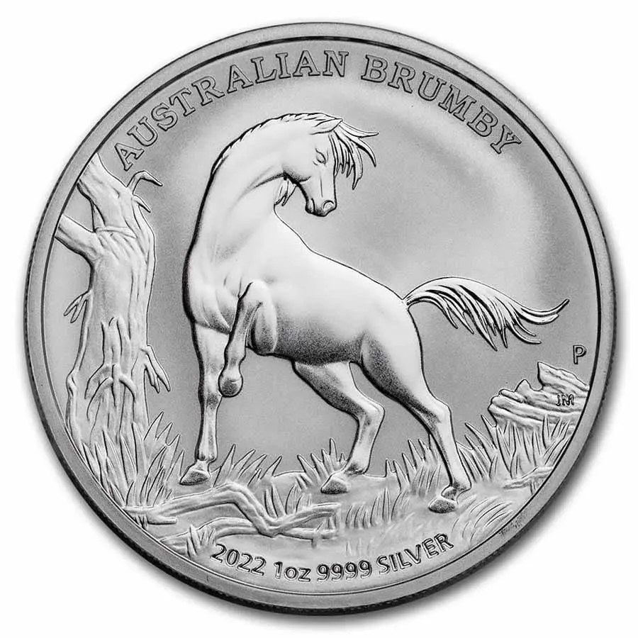 Perth Mint 2022 Austrálie Brumby BU 1 Oz