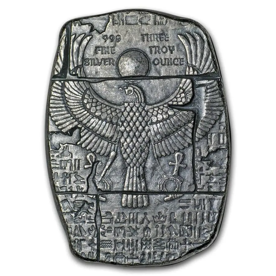 Stříbrná medaile Horus 3 oz Série Relic Zlatoproradost.cz