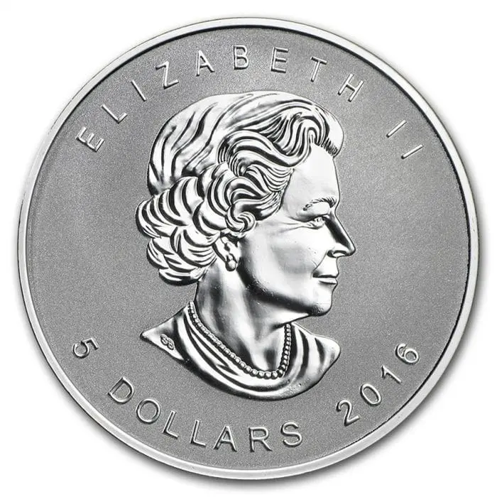 Stříbrná mince Maple Leaf Yin Yang Privy 5 $ 1 oz Proof 2016 Canada