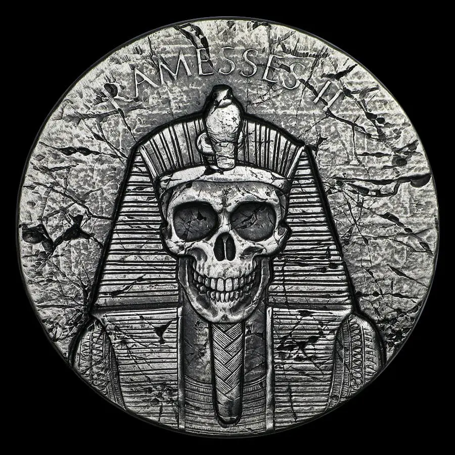Stříbrná mince Ramesses After Life 2 oz 2017 Čad