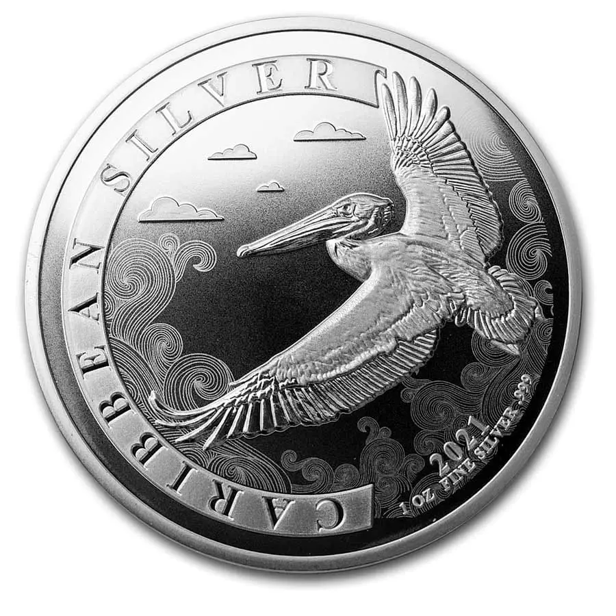 Scottsdale Mint Karibský Pelikán 1 Oz