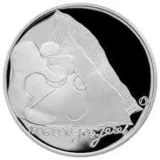 ČR – 200 Kč Stříbrná mince 2006 JAROSLAV JEŽEK (100. výročí narození) 13g Ag 900 PROOF ČNB