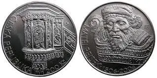 Stříbrná mince 200 Kč Matěj Rejsek 500. výročí úmrtí 2006 Proof