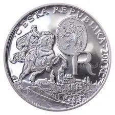 Stříbrná mince 200 Kč Rudolf II. 400. výročí úmrtí 2012 Proof