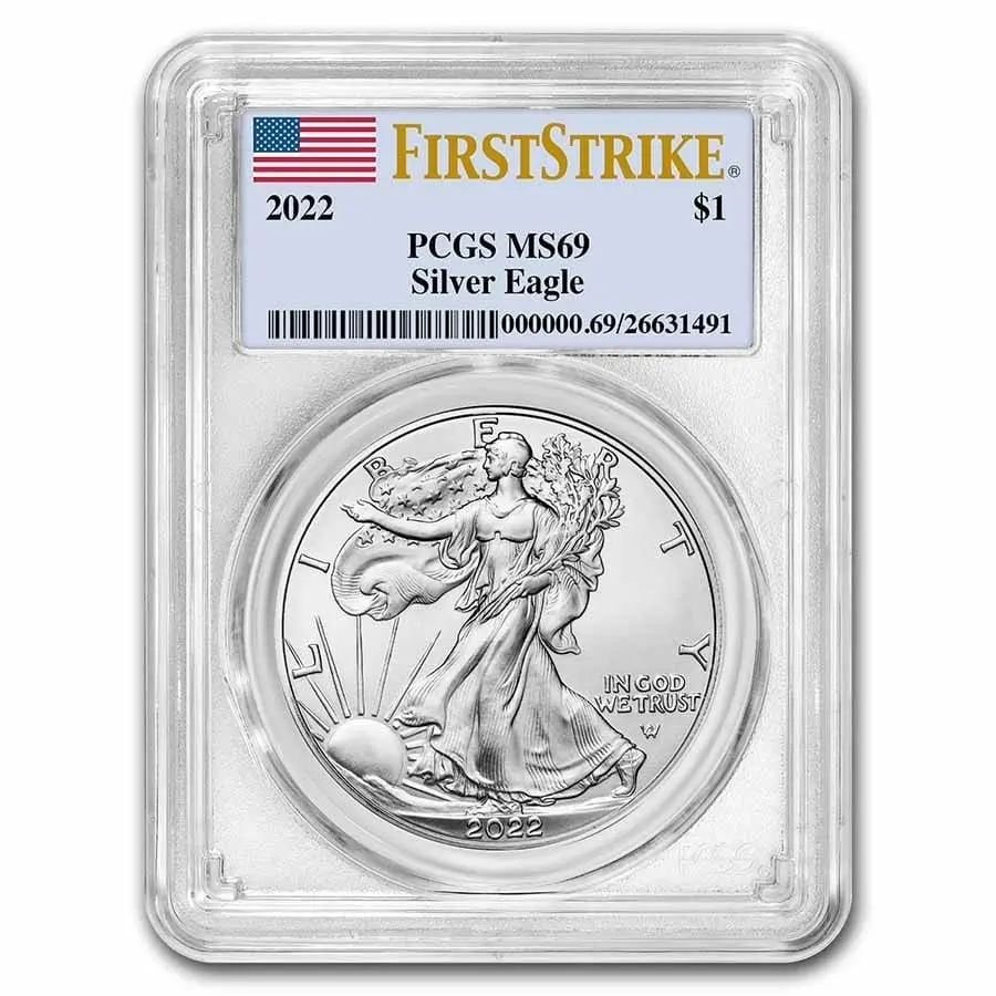 UNITED STATES MINT Eagle MS-69 PCGS (FirstStrike®) 2022
