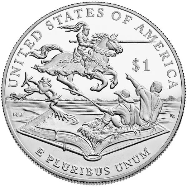 Stříbrný dolar Mark Twain 2016 USA Commemorative Ag 900 Proof (PP)