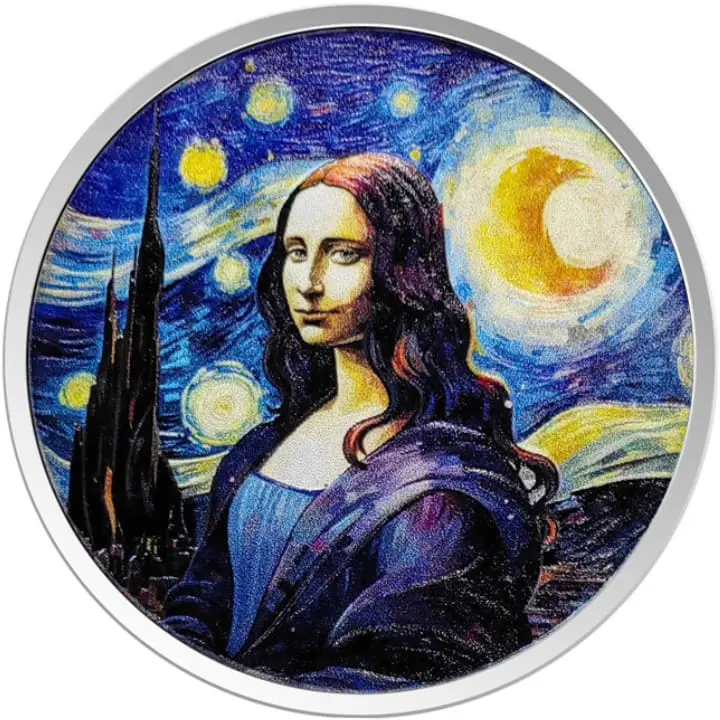 Mona Lisa Van Gogh 2024 1oz Fiji Proof