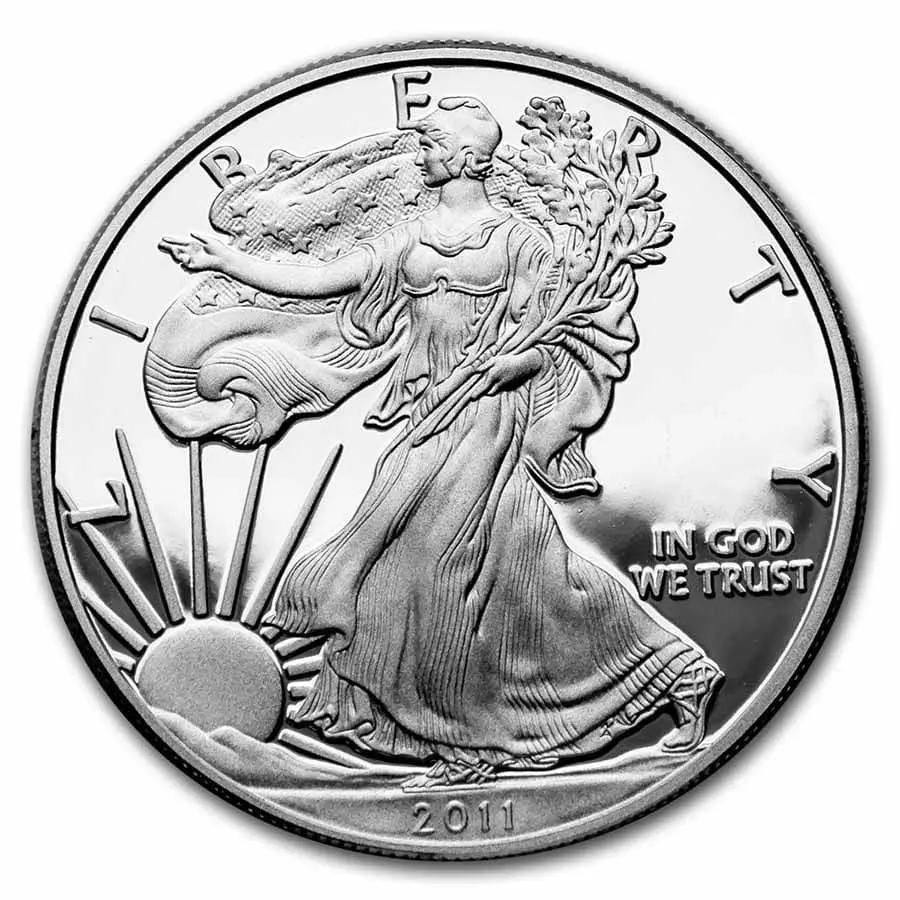 UNITED STATES MINT American Silver Eagle Orel (náhodný rok, s krabicí a COA) 1 oz Proof