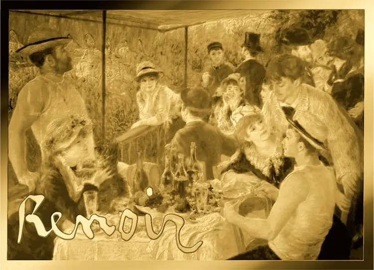 Pierre-Auguste Renoir Snídaně Zlatý slitek
