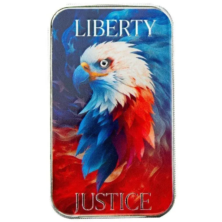Scottsdale Mint LIBERTY & JUSTICE EAGLE 1 OZ V KAPSLI