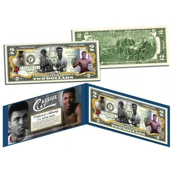 U.S. Mint Muhammad Ali - CASSIUS CLAY - 2 USA - Oficiálně licencovaný