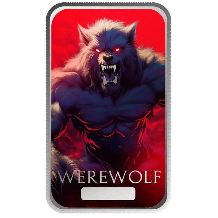 Limitovaná edice Monster Collection Werewolf 2024 1 oz Stříbro – Scottsdale Mint
