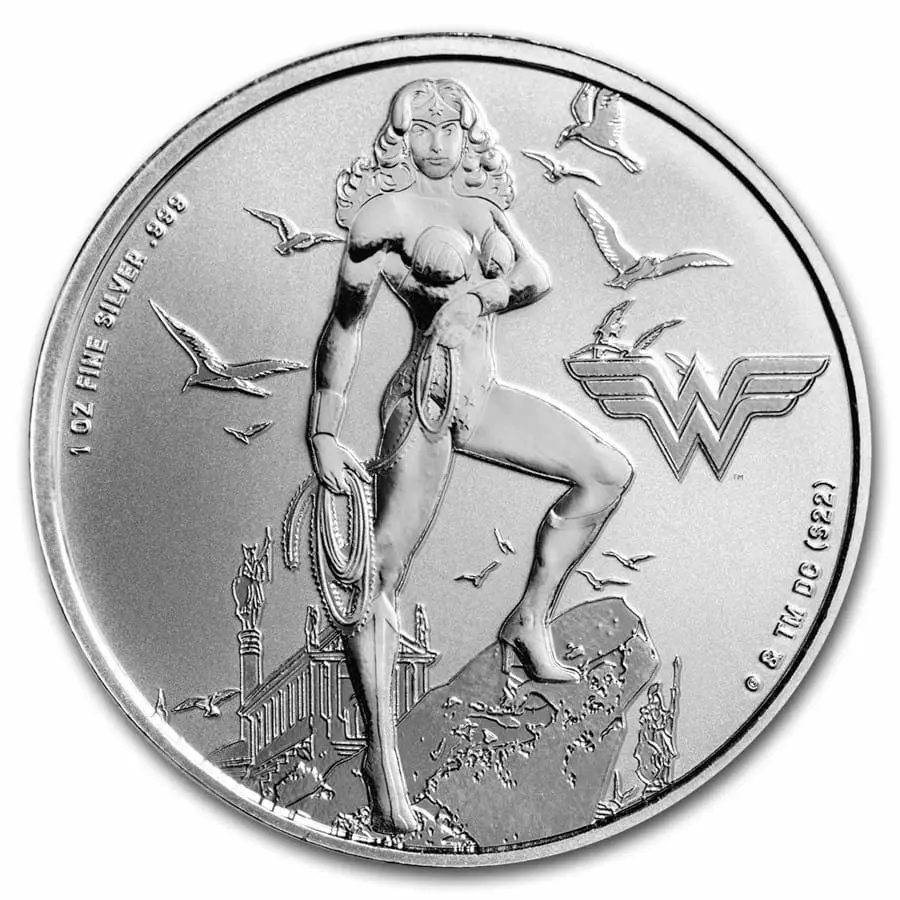 DC Comics Wonder Woman BU 2024 Samoa 1 oz